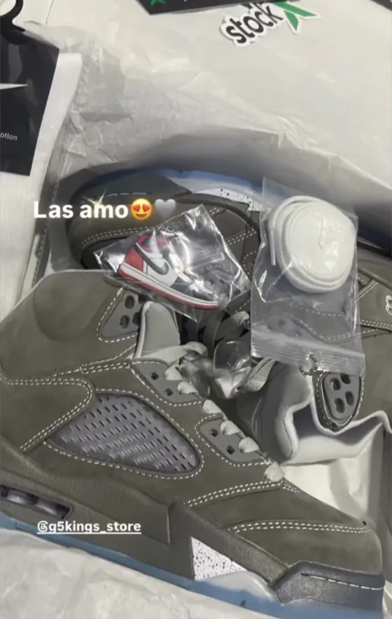 Jordan 5 grises recién abiertas: «Las amo»